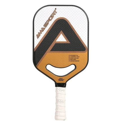 AMASPORT Pickleball Paddle with Maximum Spin USAPA Approved 3K Carbon