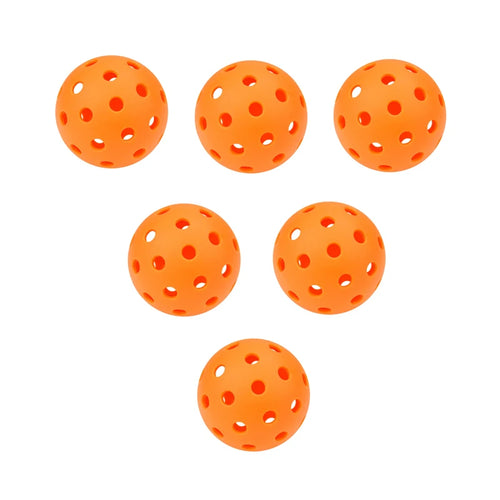 6pcs Pickleball 40 Holes 74mm Outdoor Colorful Pickleballs Durable