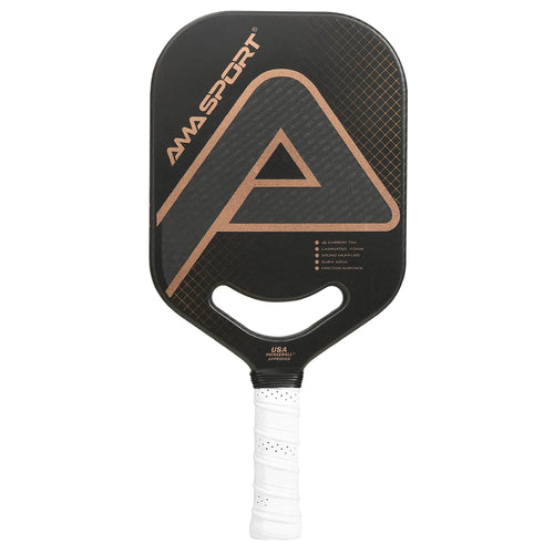 AMASPORT Pickleball Paddle with Maximum Spin USAPA Approved 3K Carbon