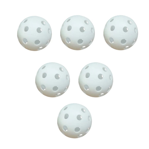 6pcs Pickleball 40 Holes 74mm Outdoor Colorful Pickleballs Durable